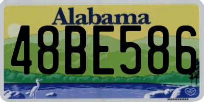 AL license plate 48BE586