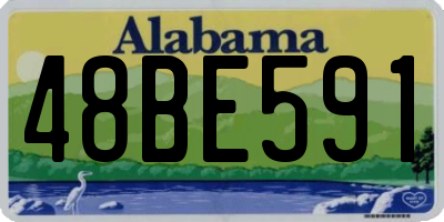 AL license plate 48BE591
