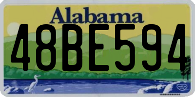 AL license plate 48BE594