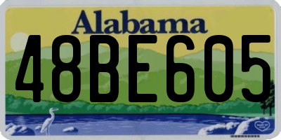 AL license plate 48BE605