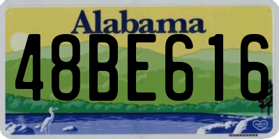 AL license plate 48BE616