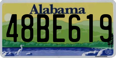 AL license plate 48BE619
