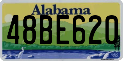 AL license plate 48BE620