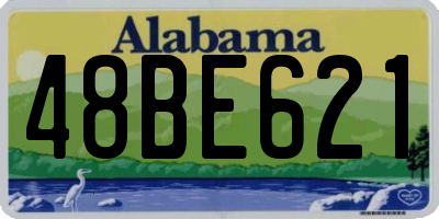 AL license plate 48BE621