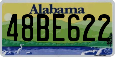 AL license plate 48BE622