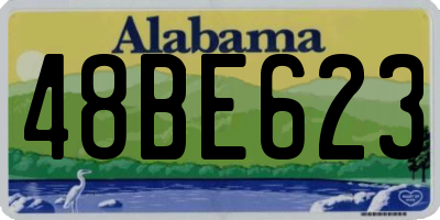 AL license plate 48BE623