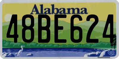 AL license plate 48BE624