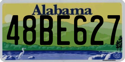 AL license plate 48BE627