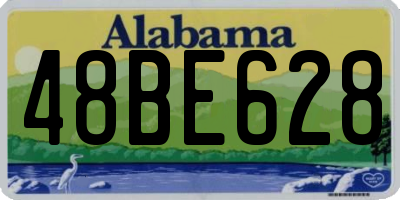 AL license plate 48BE628