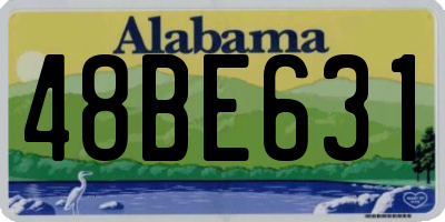 AL license plate 48BE631