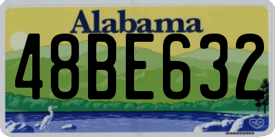 AL license plate 48BE632