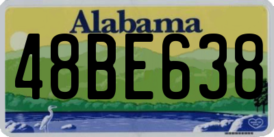 AL license plate 48BE638