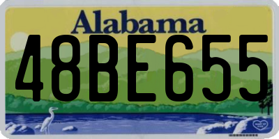 AL license plate 48BE655