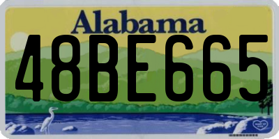 AL license plate 48BE665