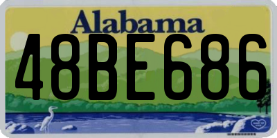 AL license plate 48BE686