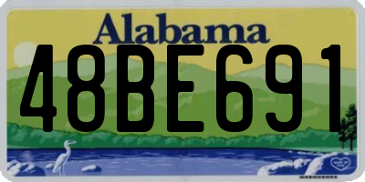 AL license plate 48BE691