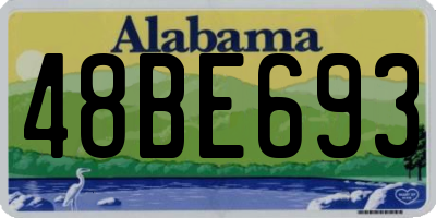 AL license plate 48BE693