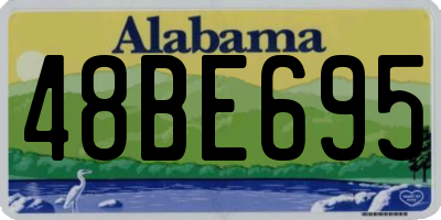 AL license plate 48BE695