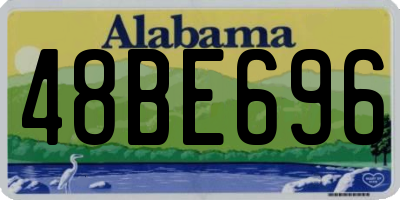 AL license plate 48BE696