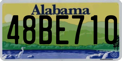 AL license plate 48BE710