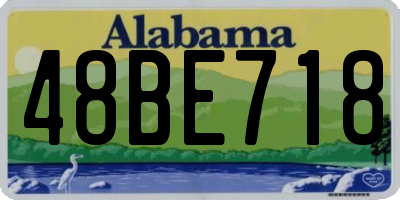 AL license plate 48BE718