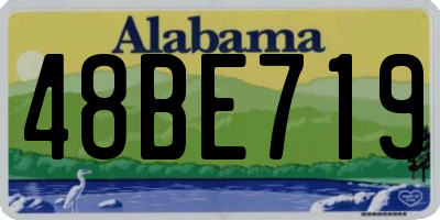 AL license plate 48BE719