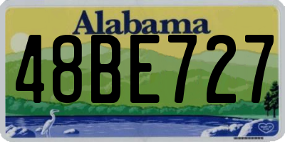 AL license plate 48BE727
