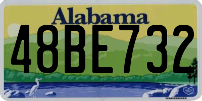 AL license plate 48BE732