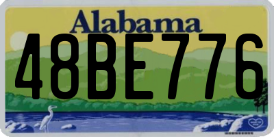 AL license plate 48BE776