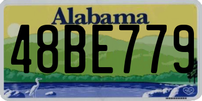 AL license plate 48BE779