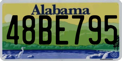 AL license plate 48BE795