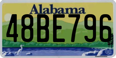 AL license plate 48BE796