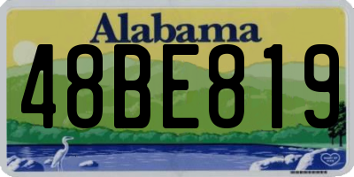 AL license plate 48BE819