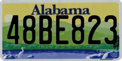 AL license plate 48BE823