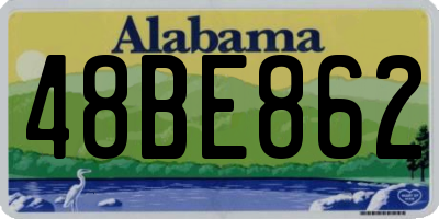 AL license plate 48BE862