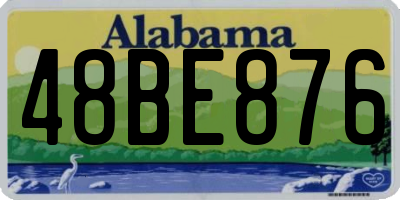 AL license plate 48BE876