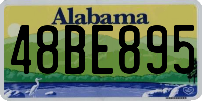 AL license plate 48BE895