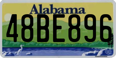 AL license plate 48BE896