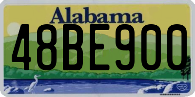 AL license plate 48BE900