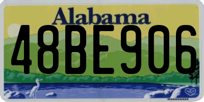 AL license plate 48BE906