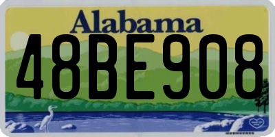 AL license plate 48BE908