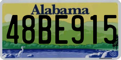 AL license plate 48BE915