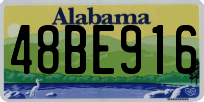 AL license plate 48BE916