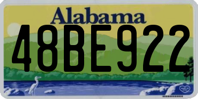 AL license plate 48BE922