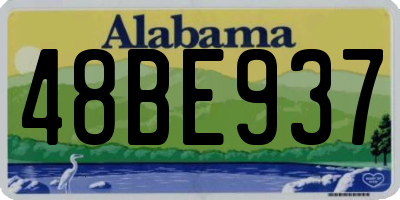 AL license plate 48BE937