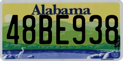 AL license plate 48BE938