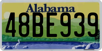 AL license plate 48BE939