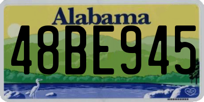 AL license plate 48BE945