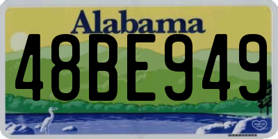 AL license plate 48BE949