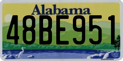 AL license plate 48BE951